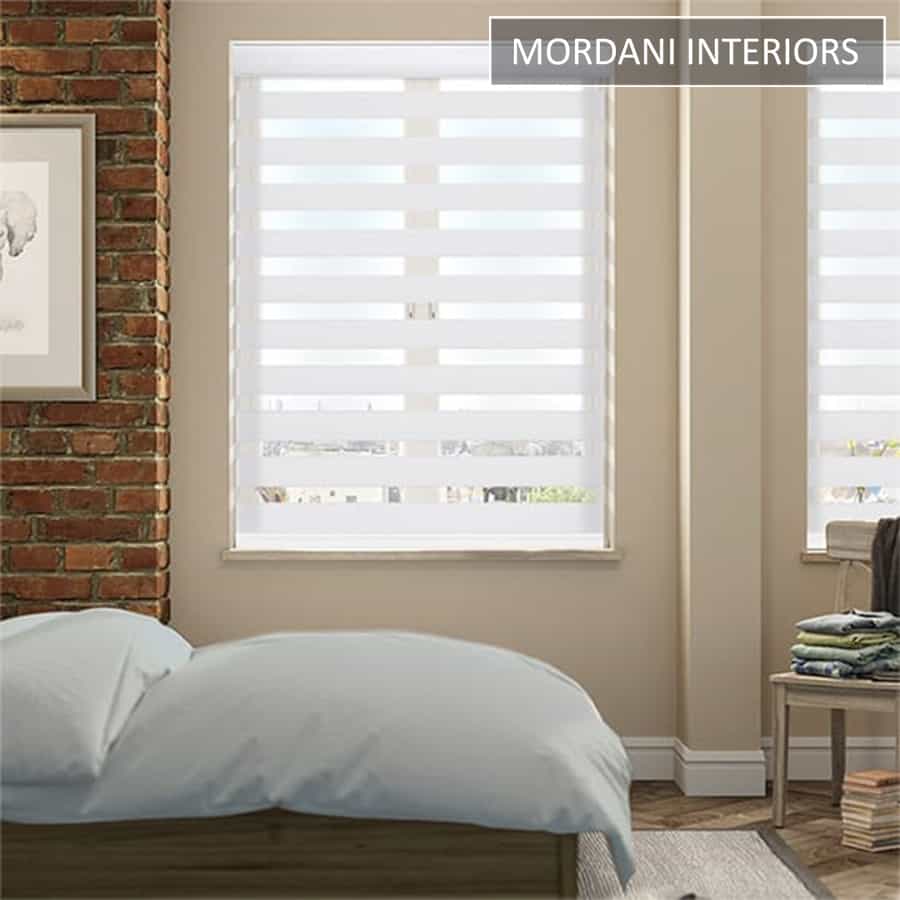 Snow White Dual Shade Blind